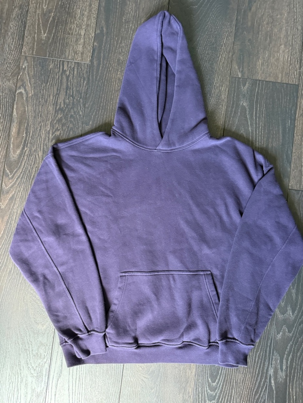 A&F Essential Popover Hoodie in Dark Purple